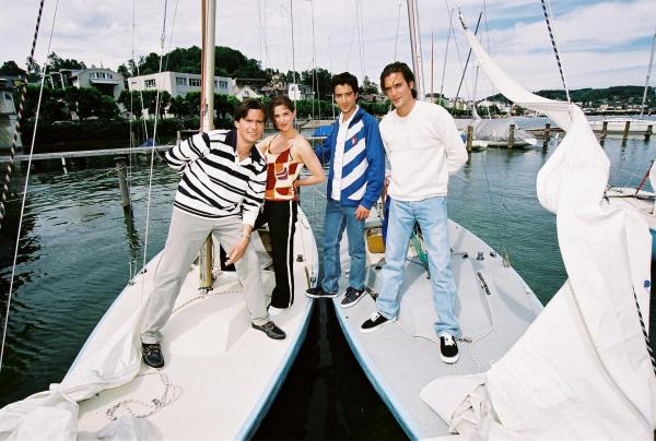 Bild 1 von 1: Im Bild (v.li.): Franz Tscherne (Thomas Tassler), Birgit Stauber (Niki Schluderer), Stefano Bernardin (Max Prinz), Patrick Rapold (Ben Prinz).