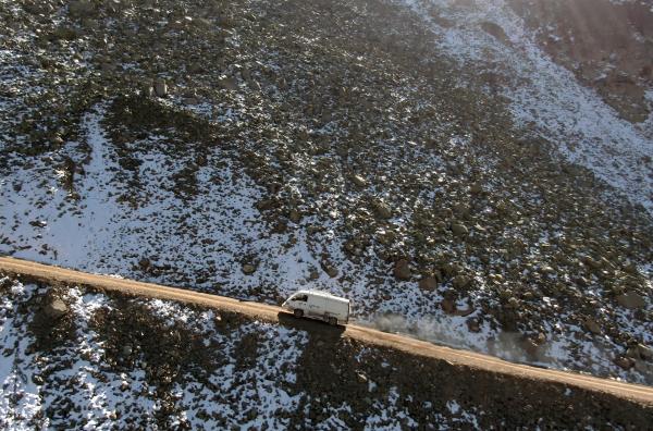 Bild 1 von 4: Burhan auf dem Weg zur höchstgelegenen Moschee der Türkei