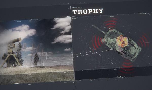 Bild 1 von 11: Das Raketenabwehrsystem Trophy soll Leopard-Panzer schützen.