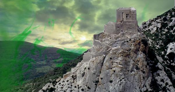 Bild 1 von 3: Die Bergfestung Montségur