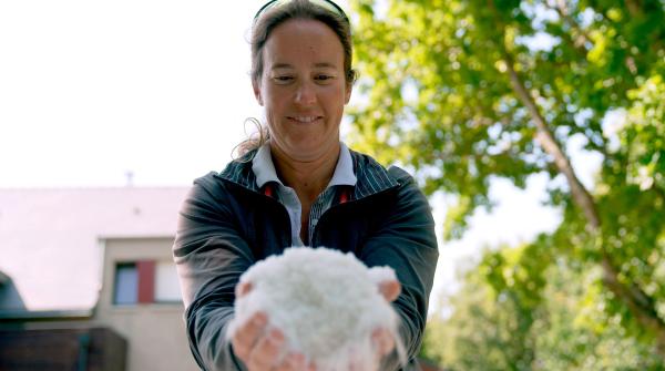 Bild 1 von 2: Marie Rainfray ist Salzbäuerin in Guerande.