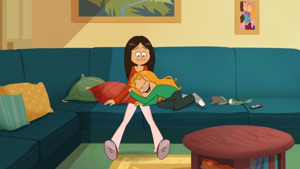 Bild 1 von 6: Marine und Wendy sind glücklich - sie sind doch beste Schwestern!