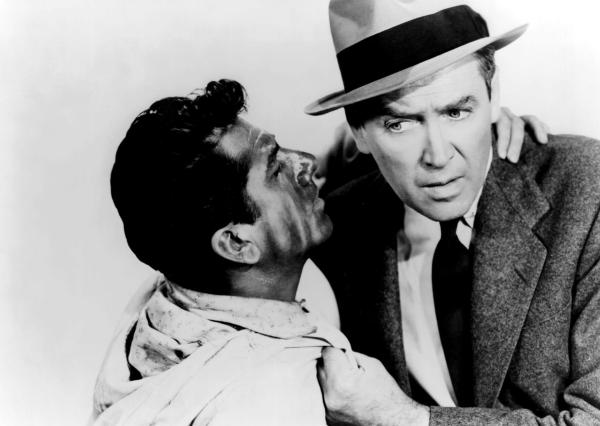 Bild 1 von 9: Im Bild (v.li.): Daniel Gelin (Louis Bernard), James Stewart (Dr. Ben MacKenna).