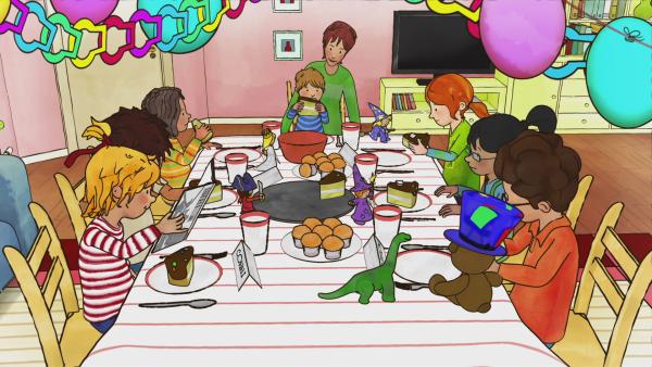 Bild 1 von 5: Conni hat Geburtstag und zur Feier des Tages alle ihre Freunde eingeladen.