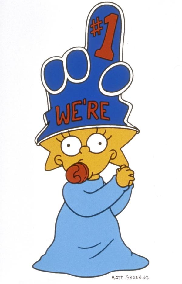 Bild 1 von 10: (11. Staffel) - Das jüngste Mitglied der Familie Simpson ist die kleine Maggie.