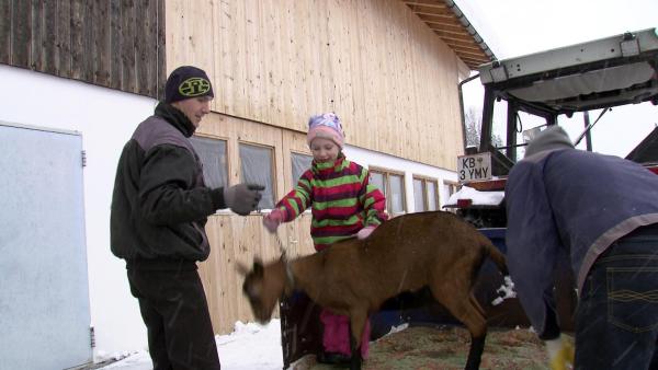 Bild 1 von 23: Im Bild: Drei Generationen am Hof von Sepp Mühlbacher.