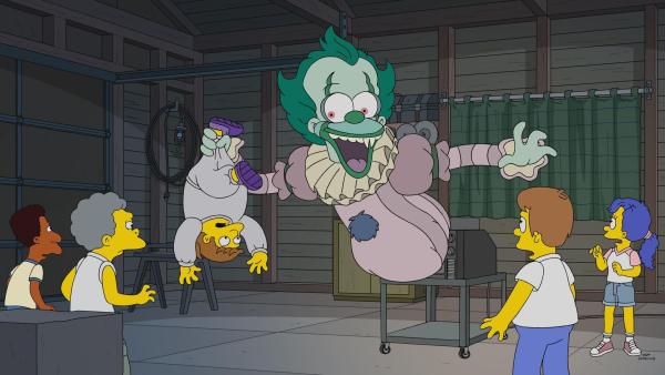 Bild 1 von 12: (v.l.n.r.) Carl; Moe; Jeff; Krusto; Homer; Marge
