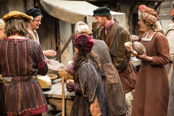 Bild 1 von 13: Da es keine Kühlmöglichkeiten gab, kauften die Menschen fast jeden Tag auf dem Markt ein.