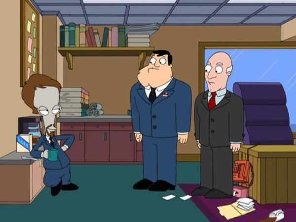 Bild 1 von 6: (v.l.n.r.) Roger; Stan Smith; Direktor Avery Bullock