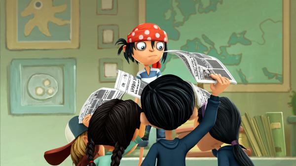 Bild 1 von 3: Jim findet es nicht so toll in der Zeitung als Held gefeiert zu werden.