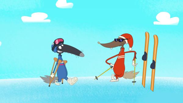 Bild 1 von 5: Mit allen Mitteln versucht Wolf, das Rennen zu verhindern.