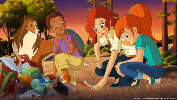 Bild 1 von 4: Zoé, ihre Mutter und Harvey haben das Lager der bösartigen Rancher entdeckt.