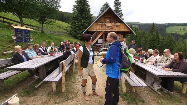 Bild 1 von 4: Im Bild: Harry Prünster und Gerti Edegger - Reisbergerhütte.