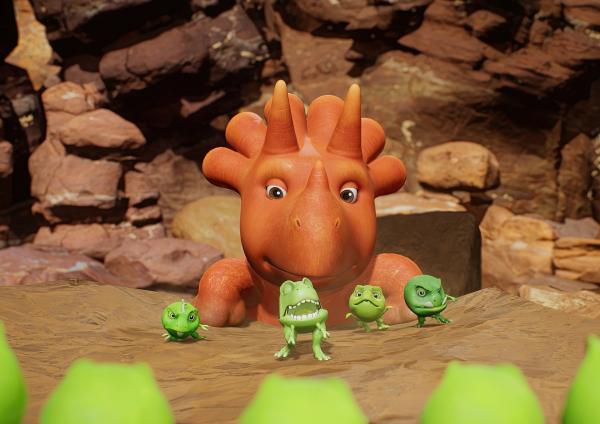 Bild 1 von 2: Das Trikarottopsmädchen Ginger steckt im Schlamassel.