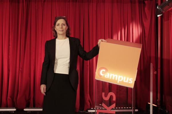 Bild 1 von 4: Heute zu Gast bei Campus Talks: Dr. Hannah Baader.