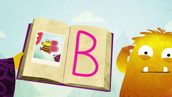 Bild 1 von 1: Als das B aus Nitsos ABC-Buch verschwindet, macht er sich auf die Suche nach dem verlorenen Buchstaben.