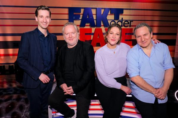 Bild 1 von 24: Im Bild: Clemens Maria Schreiner, Gregor Seberg, Selina Graf, Robert Palfrader.