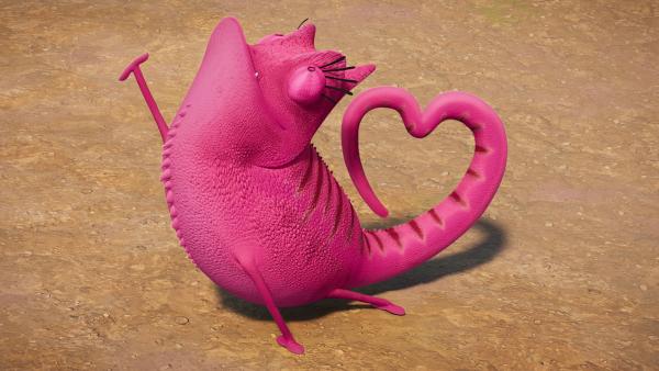 Bild 1 von 1: Esther blockiert die Straße ins Dorf, weil sie genau dort auf ihren Märchenprinz wartet.