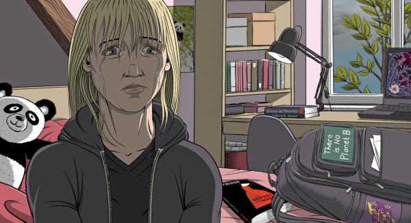 Bild 1 von 3: Der Animationsfilm spielt im Jahr 2066 und erzählt von der schwerkranken Jessica, deren letzter Wunsch es ist, ihre beiden seit langem entfremdeten Kinder noch einmal zusammenzuführen. Trotz gleicher Wurzeln im Leben haben sich Sohn und Tochter politisch, gesellschaftlich und menschlich in entgegengesetzte Richtungen entwickelt. Finden sie wieder zusammen?