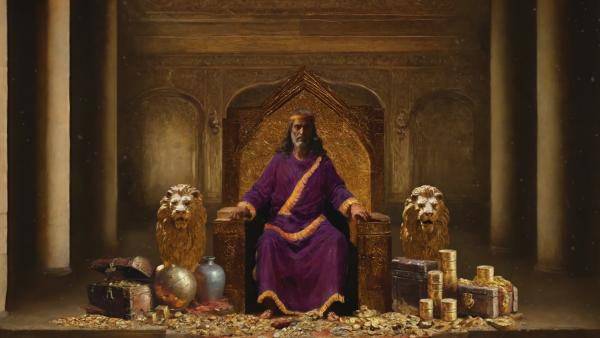 Bild 1 von 6: Salomo ist ein legendärer König Israels, bekannt für seinen Reichtum und seine Weisheit. In welcher Welt lebte er einst?