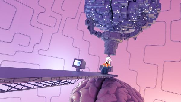 Bild 1 von 10: Mai Thi Nguyen-Kim als Manga-Figur spielt in einer Graphic Novel verschiedene Unsterblichkeitsszenarien durch.