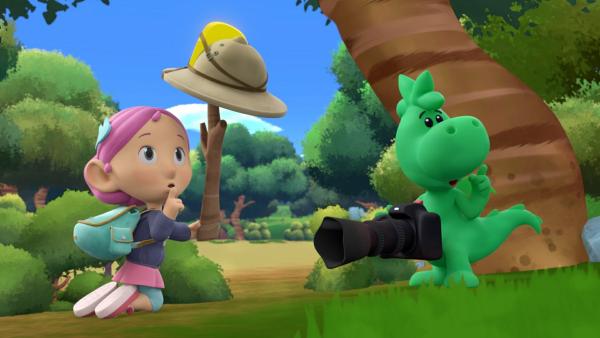 Bild 1 von 4: Ob sich mit diesem Trick der seltene Stibitz anlocken lässt?