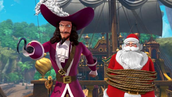 Bild 1 von 11: Captain Hook ist siegesgewiss: seine Piraten haben den Weihnachtsmann gefangen genommen. Jetzt wird Weihnachten wohl ausfallen.