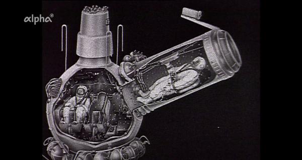 Bild 1 von 3: Der lange Weg zum Mars, Rückblick 1994: die Kapsel von \