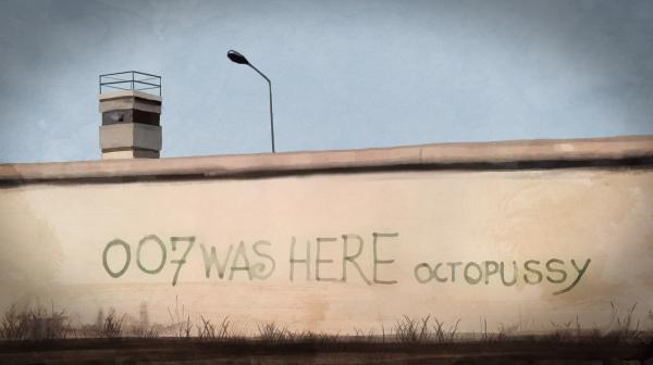 James Bond an der Berliner Mauer