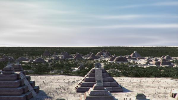 Bild 1 von 15: Schon vor über 2000 Jahren bauten die Maya mitten im Dschungel von Mittelamerika gigantische Städte. Sie errichteten sogar gigantische Pyramiden die so groß waren, dass man lange davon ausging, die riesigen Strukturen im Dschungel seien Berge.
