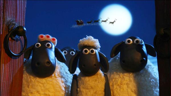 Bild 1 von 9: Shaun und die Schafe beschließen, dem Bauern ein besonderes Weihnachtsgeschenk zu machen.