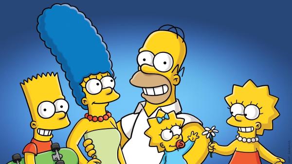 Bild 1 von 3: (29. Staffel) - (v.l.n.r.) Bart; Marge; Homer; Maggie; Lisa