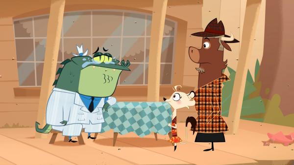 Bild 1 von 7: Das Krokodil erstattet Anzeige gegen unbekannt.