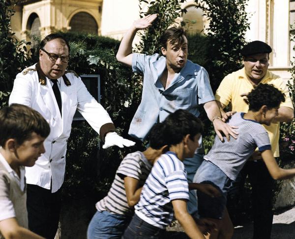 Bild 1 von 6: Im Bild: Heinz Erhardt, Peter Alexander, Wolfgang Wahl.