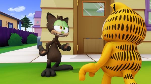 Bild 1 von 5: Ein Kater in der Nachbarschaft hat eine so negative Ausstrahlung, dass alle, die ihm begegnen, vom Pech verfolgt werden.