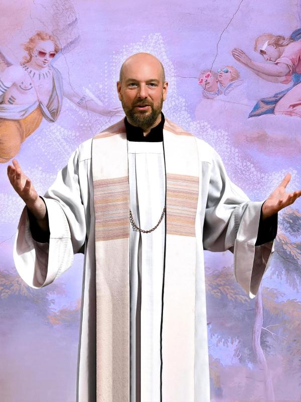 Bild 1 von 2: Im Bild: Stephan Zinner (Pfarrer Hans Reiser).
