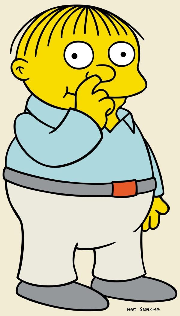 Bild 1 von 35: (15. Staffel) - Chief Wiggums einfältiger Sohn Ralph geht mit Lisa in eine Schulklasse ...