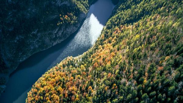 Bild 1 von 18: Im Bild: Salzastausee bei Grimming.