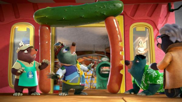 Bild 1 von 3: Die Einwohner von Maulwurfhausen sind sehr erfinderisch mit dem Müll aus der großen Oberwelt umgegangen.