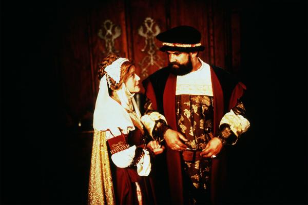 Bild 1 von 7: Fürstin Maria (Maria Schell) und König Matthäus (Gerhard Olschewski) sind sich einig, dass die widerspenstige Prinzessin nun gezähmt ist.