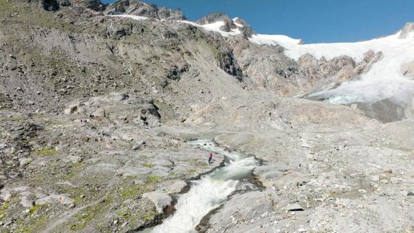 Bild 1 von 4: Im Bild: der Gletscherfluss Isel, in Osttirol.
