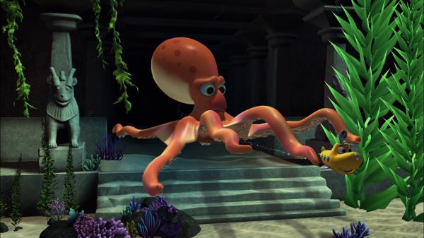 Bild 1 von 3: Timmy sucht für seinen Freund, den Riesenkraken Kalmar, ein neues Zuhause.