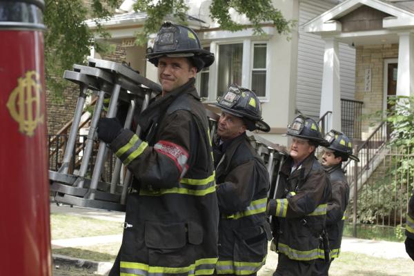 Bild 1 von 13: (l-r) Jeff Hephner as Clarke, David Eigenberg as Christopher Herrmann, Christian Stolte as Mouch, Yuri Sardarov as Brian \
