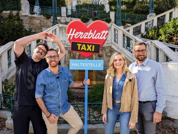 Bild 1 von 1: Im Bild: Mathias, Patrick, Tina Ritschl, Alexander.