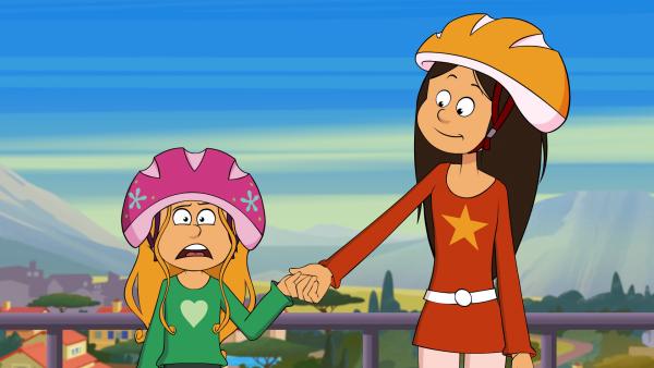 Bild 1 von 4: Wendy versucht Marines Erinnerung wiederherzustellen: Sie soll ein riskantes Inliner-Manöver fahren.