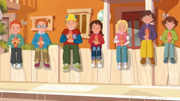 Bild 1 von 1: Die Kinder beim \