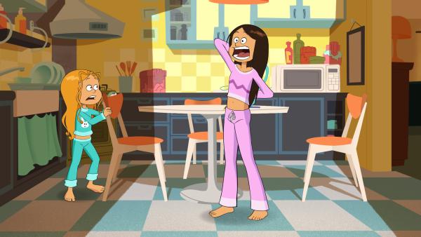 Bild 1 von 4: Oh je! Wendy kratzt sich am ganzen Körper.