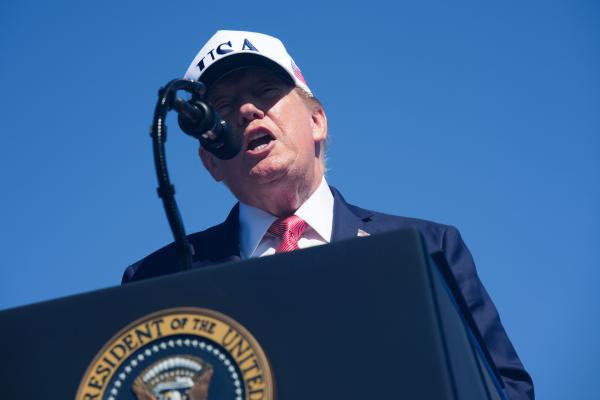 Bild 1 von 1: Donald Trump: Der US-Präsident setzt alle Hebel der Macht in Bewegung, um seine politischen Ideen umzusetzen.