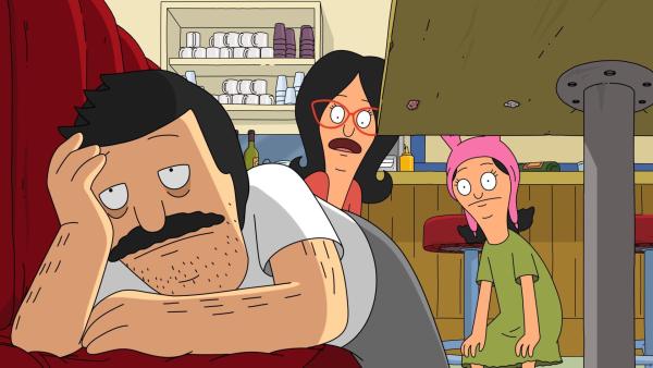 Bild 1 von 7: Linda (M.) und Louise (r.) sind geschockt, als Bob (l.) neue Freunde findet und daraufhin fragwürdige Entscheidungen trifft ...