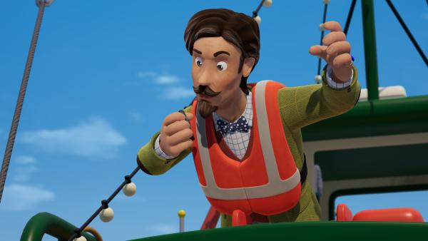 Bild 1 von 4: Professor Pickles hält Ausschau nach der sagenumwobenen Schiffskanone.